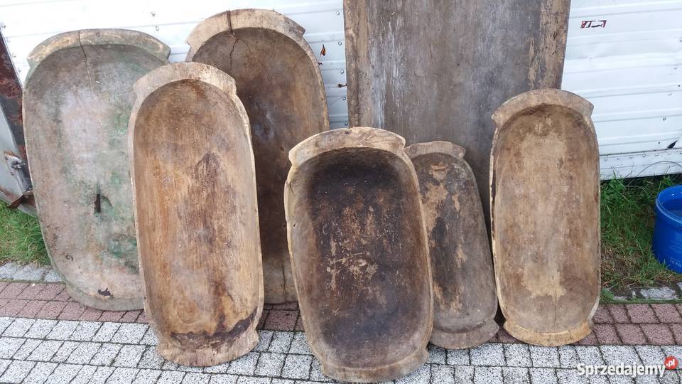 niecki koryta dlubane Majdan Golczański