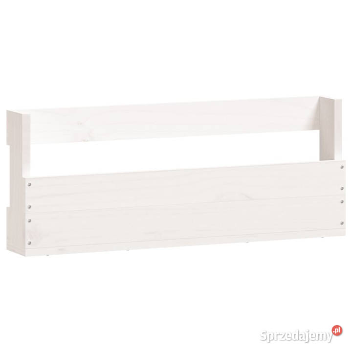 Ścienne półki na buty 2 biały 59x9x23 sosna