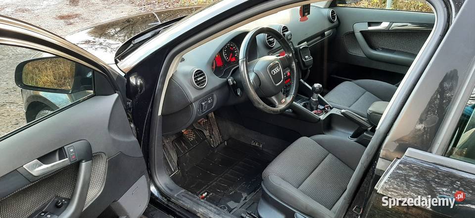 Audi A3 8P TDI 20 140 2008 ALU SLINE Full Długie poduszka powietrzna lubelskie Nałęczów