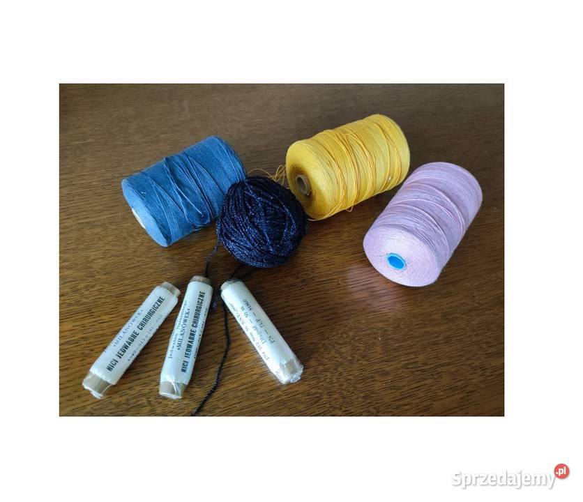 nici chirurgiczne Milanówek mulina wełna włóczka Rękodzieło sprzedam