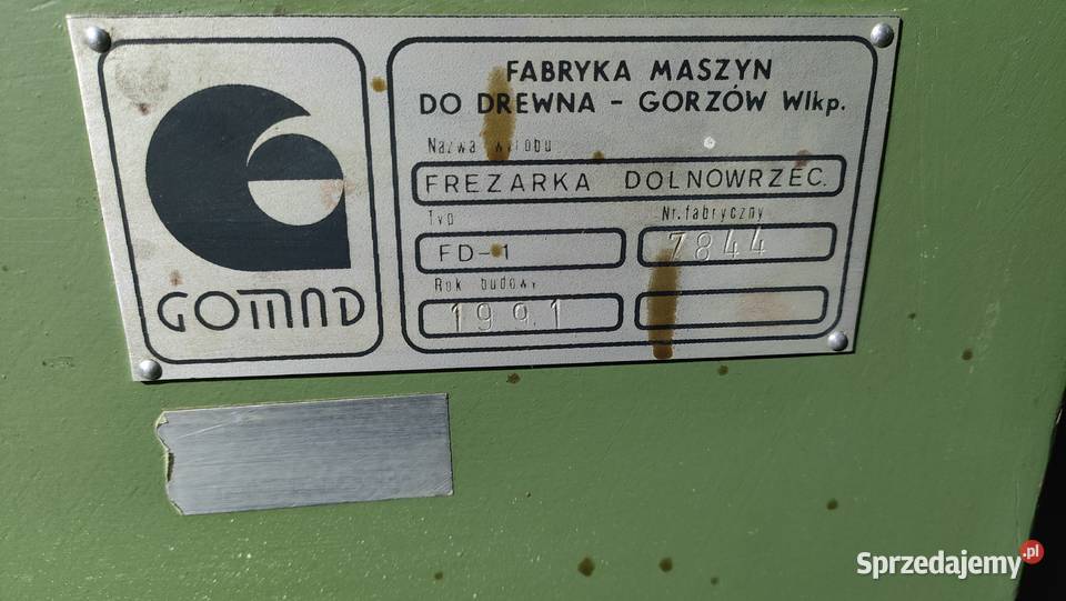 Frezarka GOMAD typ FD1 Suchedniów