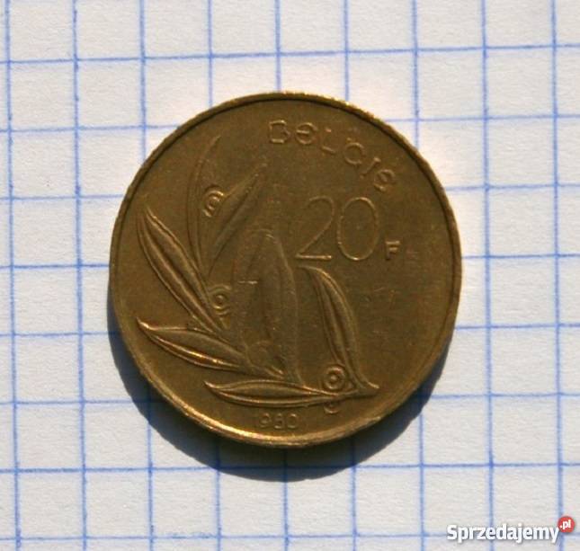 20 FRANKÓW 1980 BELGIA Piszczac sprzedam