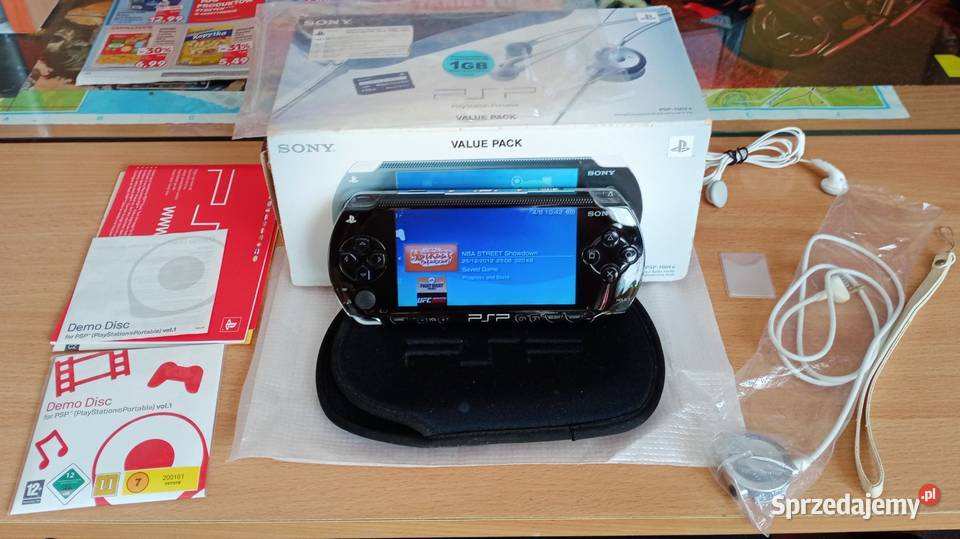 Konsola SONY PSPOryginalna Komplet Zadbana Sony PSP Gry na konsole Leszno