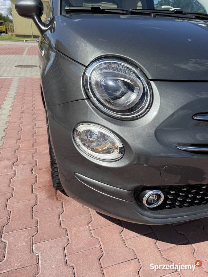 Fiat 500 led tablet felgi 16 tempomat panorama manualna Wadowice