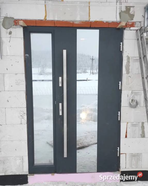 Drzwi Zewnętrzne Drewniane NOWOCZESNE Budowa sprzedam