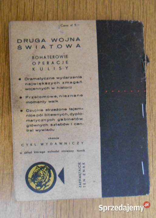 Żółty Tygrys Veledog 5621 1962 Parczew