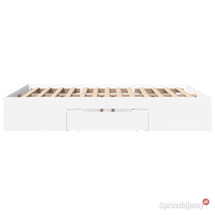 Rama łóżka biała materiał drewnopochodny 160x200 Warszawa sprzedam