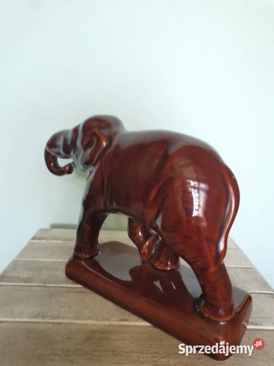 Duży słoń ceramiczny Figurki i rzeźby sprzedam