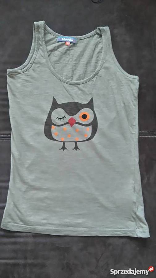 Tshirt Koszulka Top sowa z nadrukiem sowy
