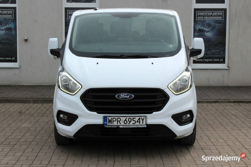 Ford Transit Custom Długi 9osobowy 130 SalonPL biały sprzedam