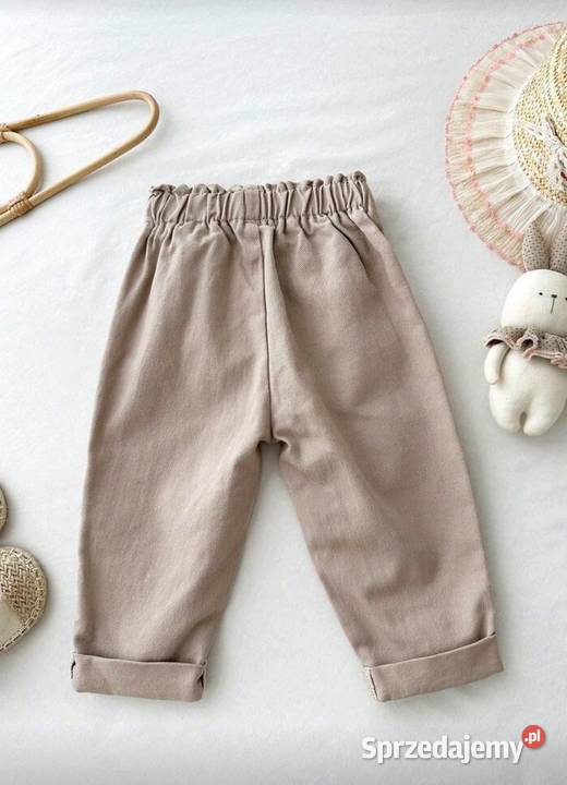 Beżowe spodnie dziewczynki Busko-Zdrój