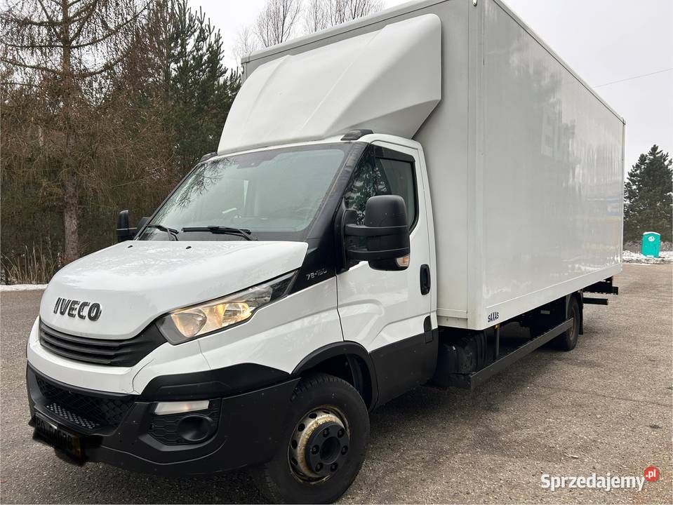 Iveco 72c18 kontener 6m winda zamiana Rok produkcji 2017 śląskie Katowice