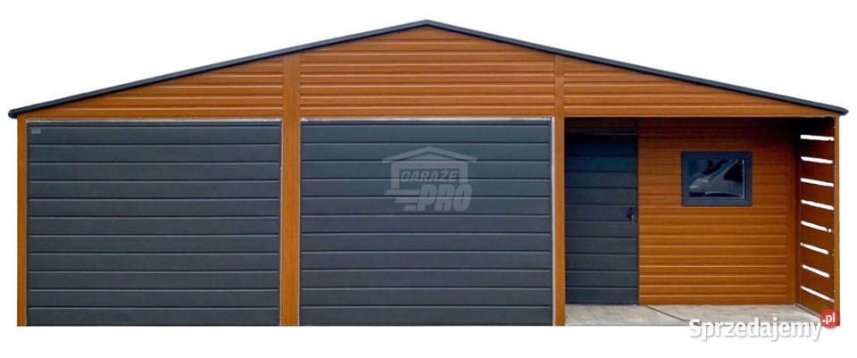 Garaż blaszany 5x9m wnęka 2x brama drzwi okno Bydgoszcz sprzedam