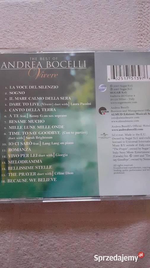 Andrea Bocelli Vivere Szczecin