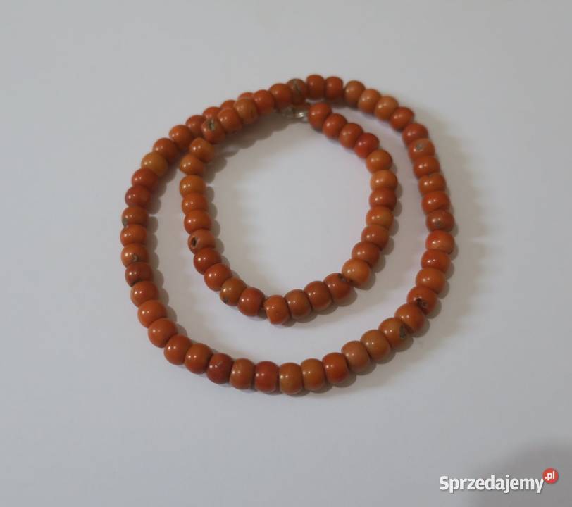 Czerwone korale naszyjnik Pruszków