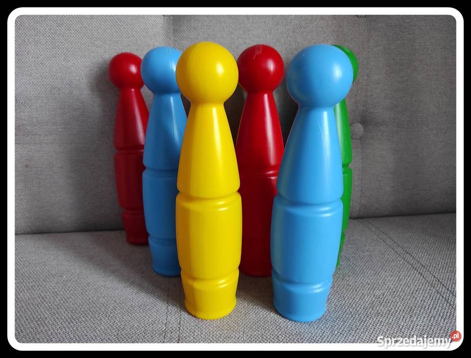 Kolorowe kręgle zabawka dzieci 9 sztuk 25 Płock