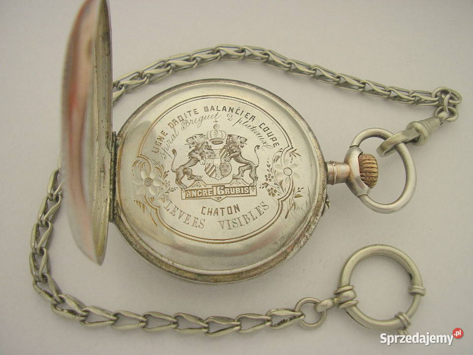 LUC CHOPARD watch zegarek kieszonkowy SREBRNY Warszawa
