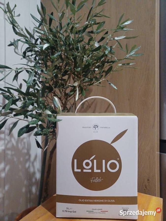 Naturalna włoska oliwa virgin Fruttato 3l Gniechowice sprzedam