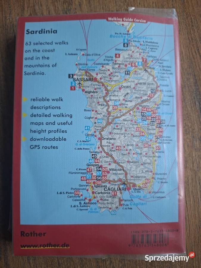 Sardinia Rother Walking Guide 63 walks
