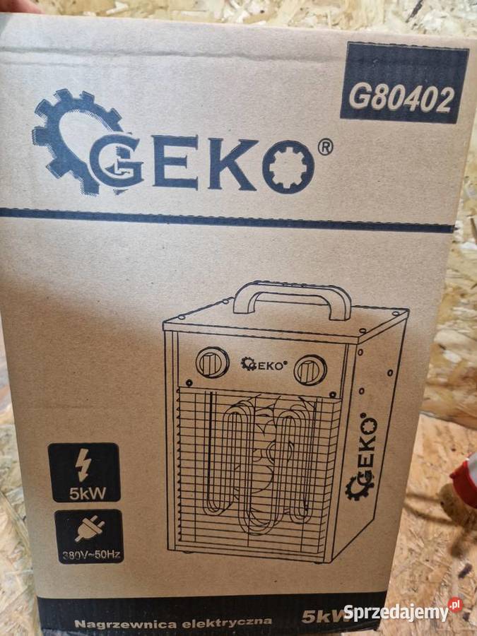 Nagrzewnica elektryczna 5 KW Geko G80402 sprzedam