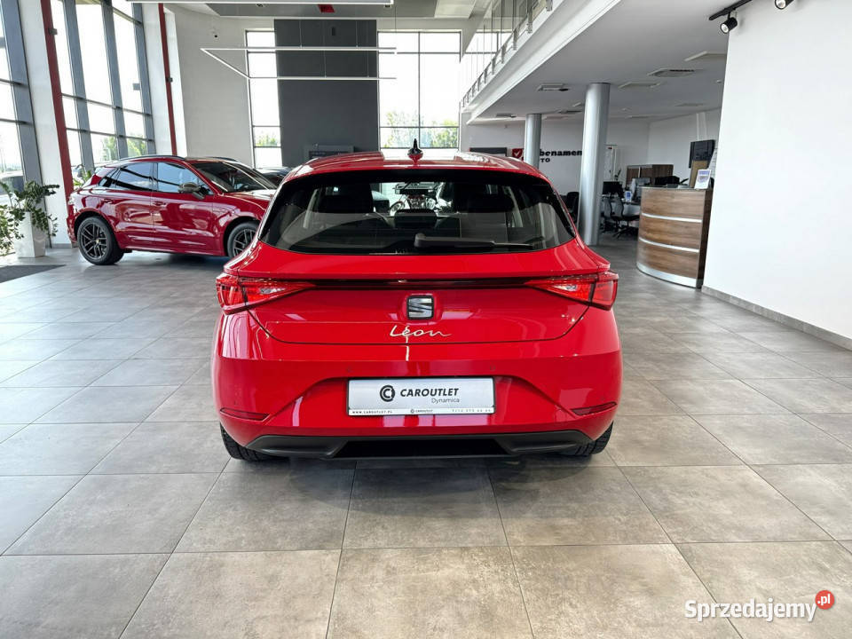 Seat Leon Style 15TSI 130 M6 2021 r salon I serwisowany w ASO Myślenice