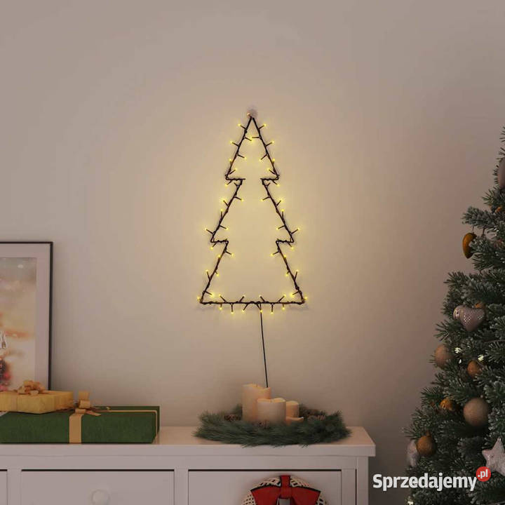 Lampki świąteczne choinka sylwetka 80 LED