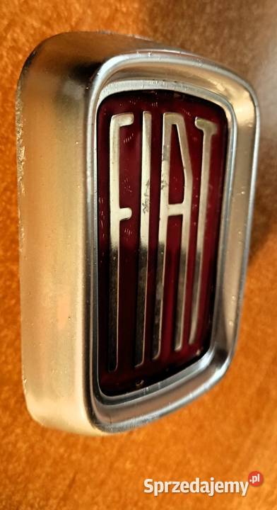 Znaczek FIAT Emblemat Plastik Galwanizowany Prl Tarnobrzeg