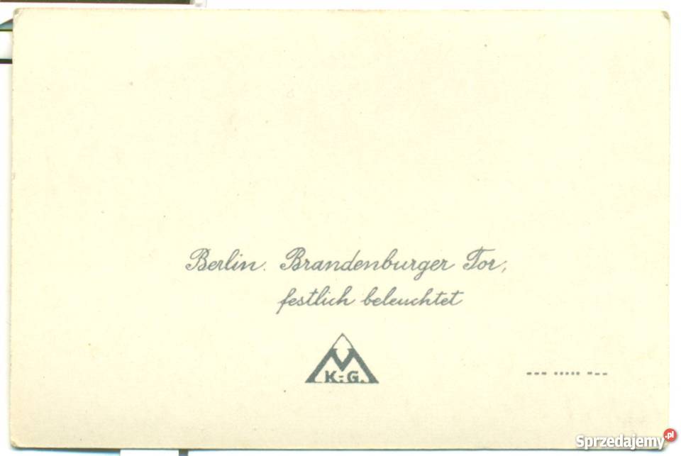 Berlin Brandenburger Tor festlich beleuchtet Ostrów Wielkopolski