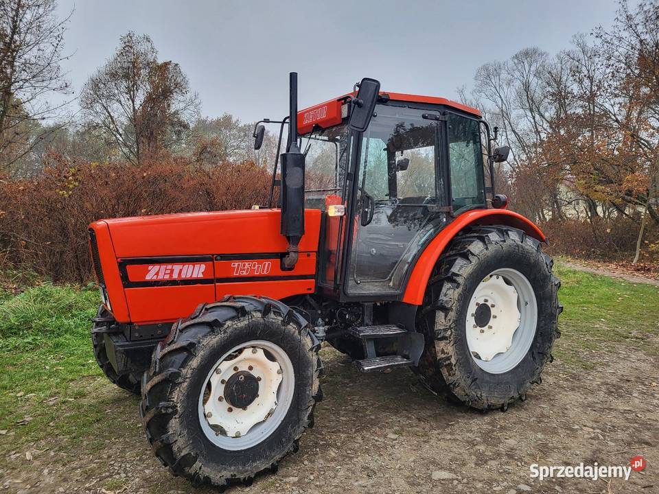 Zetor 7540 Napęd 4x4 Ciągniki małopolskie Gierałtowice