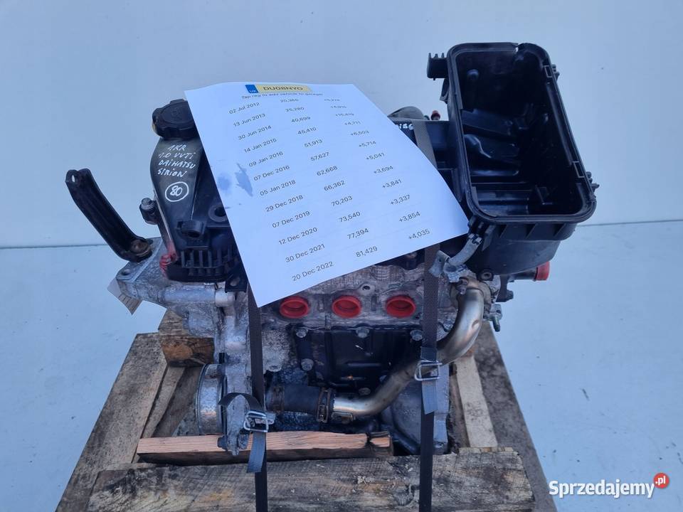 SILNIK KPL Daihatsu Sirion II 10 12V serwisowany Janów