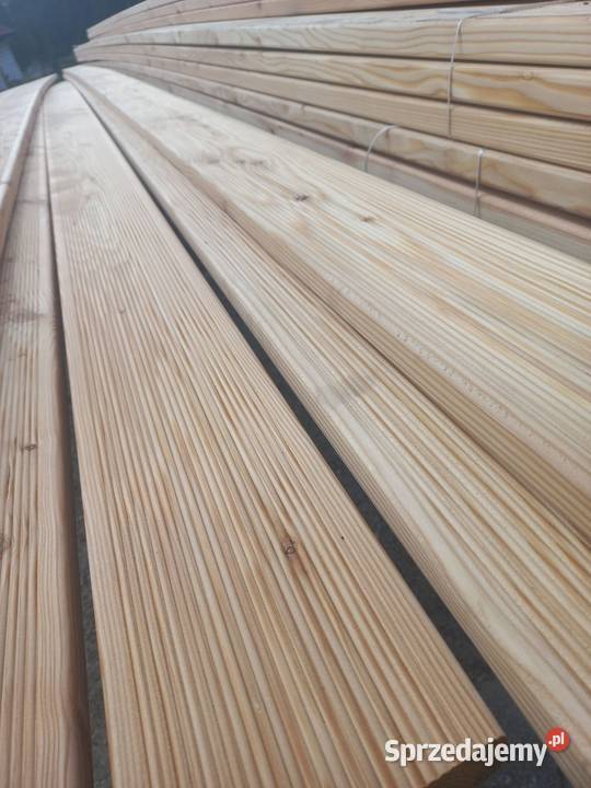 Deska tarasowa ryflowanagładka Modrzew Dom i Ogród Białystok