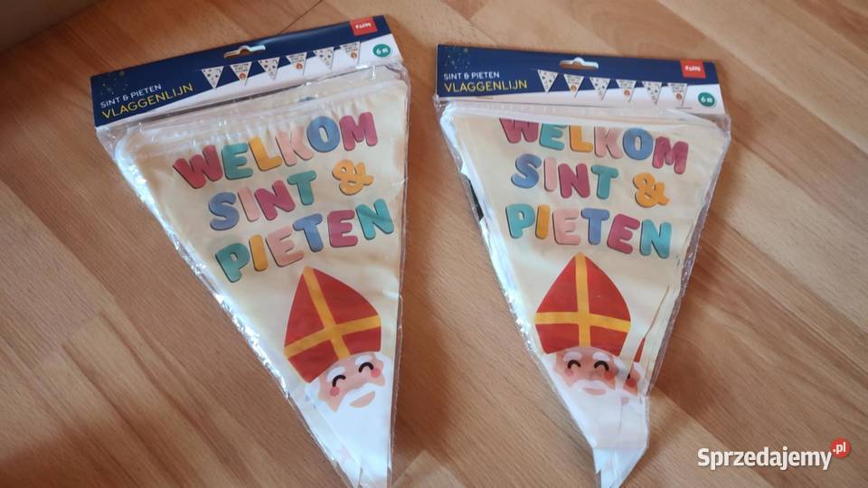 Folat 65708 Girlanda proporczyków Welkom Sint en Książ Wielkopolski