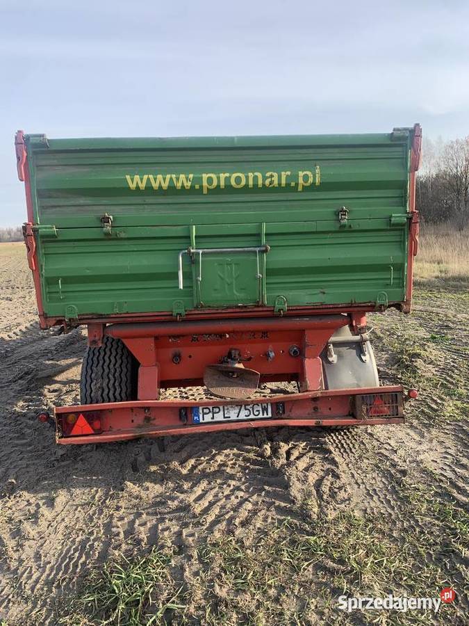Sprzedam przyczepę wywrotkę Pronar8 t Przyczepy rolnicze Nowe Kozłowice