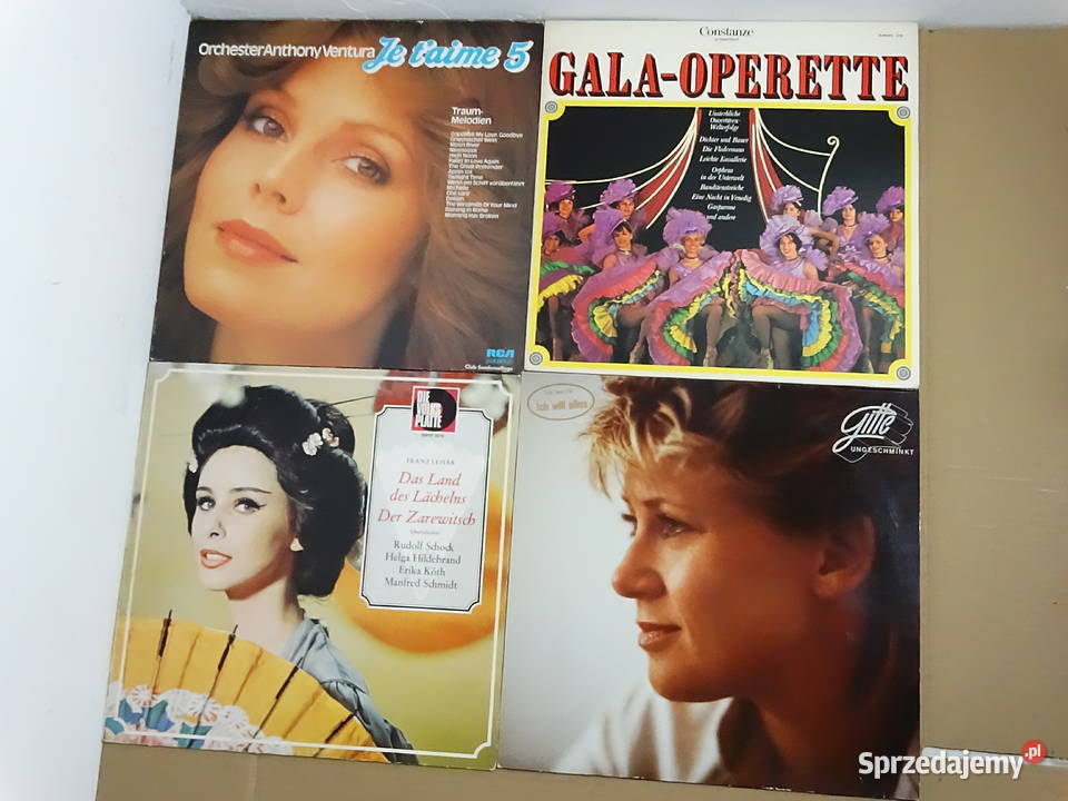 Zestaw 12 płyty winylowych LP Pop Rock Operetka płyta winylowa Biłgoraj