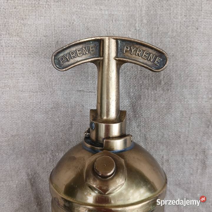 Mosiężna gaśnica Pyrene Warszawa