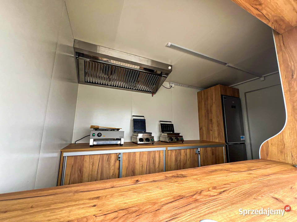 Budka gastronomiczna przyczepa gofry naleśniki Kotlin