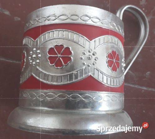 koszyczki do szklanek zabytkowe z PRLu 5 Tarnów