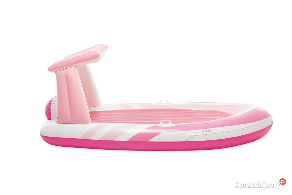 Różowy materac do pływania Z DASZKIEM 244x119x97 Poznań sprzedam