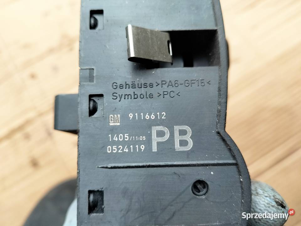 OPEL CORSA C 9116612 WŁĄCZNIK WYŁĄCZNIK ŚWIATEŁ Wyposażenie wnętrza Kamień-Kolonia sprzedam