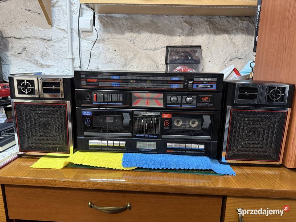 Radiomagnetofon PRL Sigma GE389D Trzebinia sprzedam
