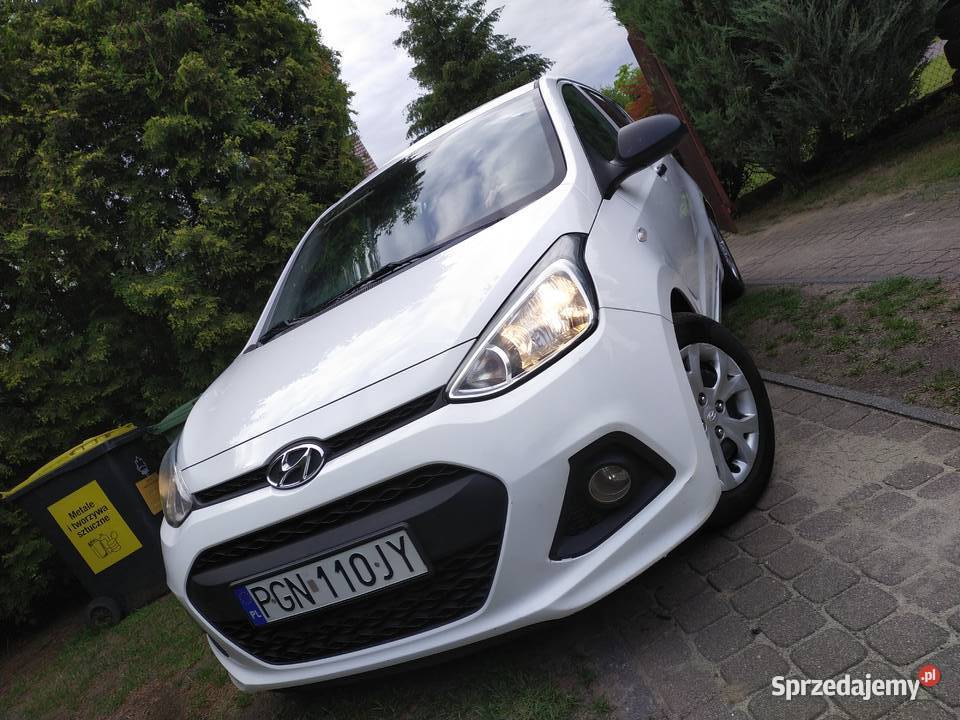 Hyundai I 10 Bezwypadkowy 2015 r Zarejestrowany Gniezno