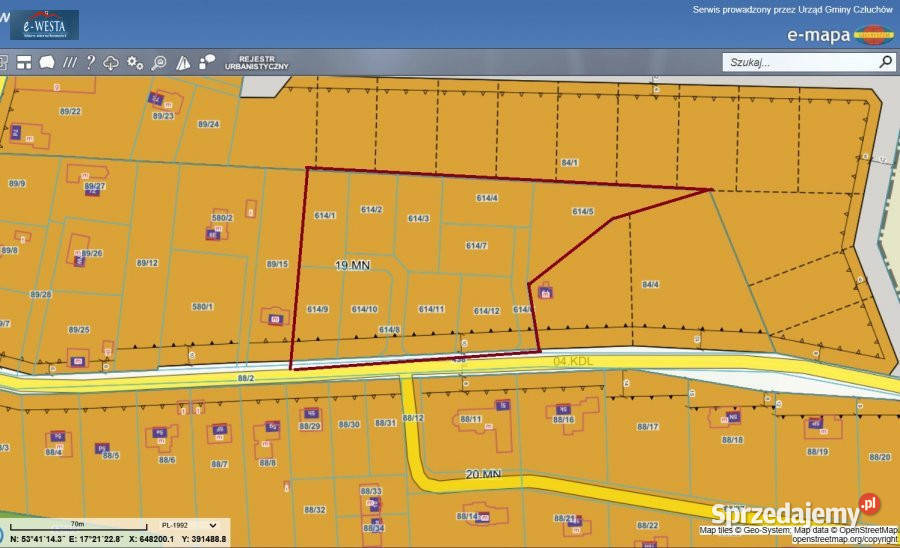 Działka 1173m2 Piaskowo
