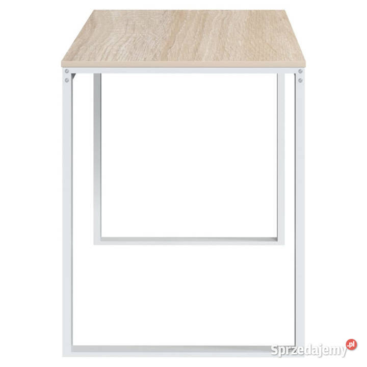 Biurko komputerowe białodębowe 110x60x73 płyta