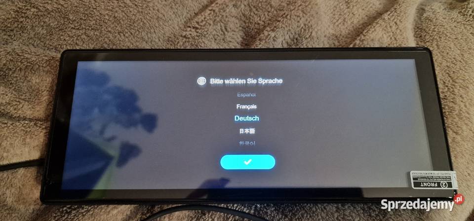 Przenośny Ekran 10 Carplay Android Auto Kamera Damasławek