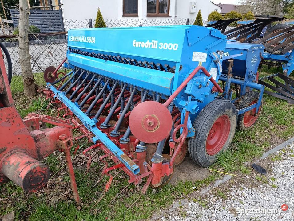 Siewnik zbożowy hassia lemken talerzowy mazowieckie