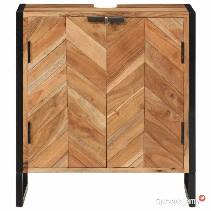 Szafka do łazienki 55x35x60 lite drewno akacjowe Pozostałe Warszawa