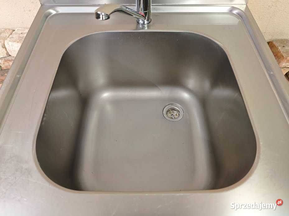 Zlew gastronomiczny gospodarczy nierdzewny Góra