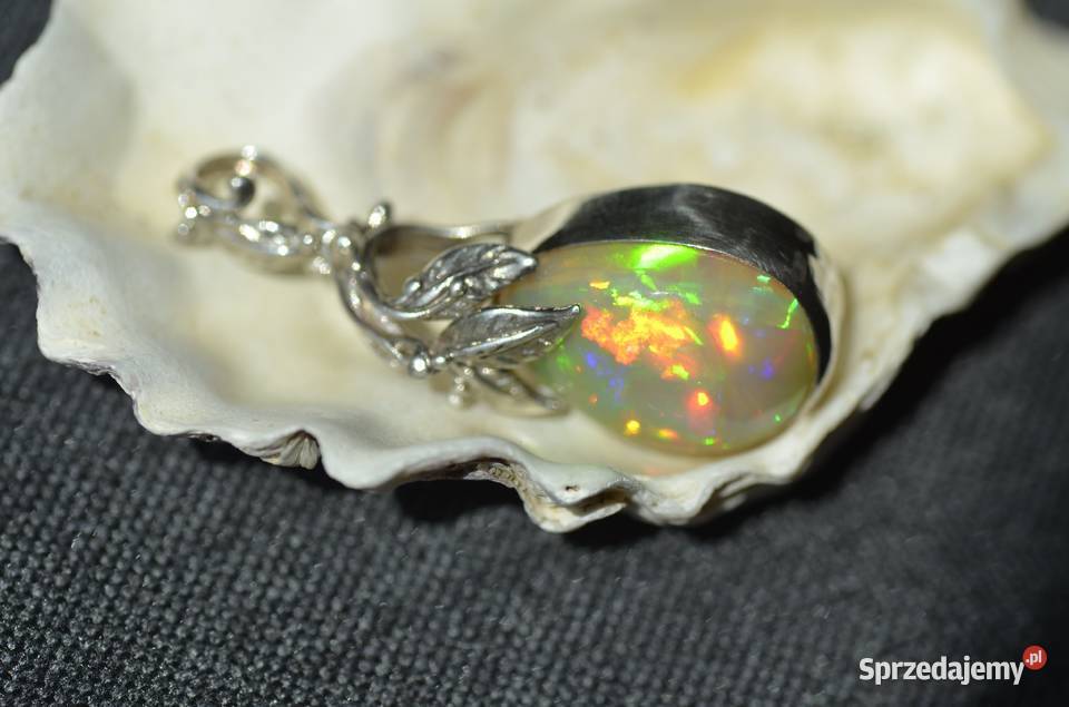 duża zawieszkawisior z nat szlach opalem welo mazowieckie Warszawa sprzedam