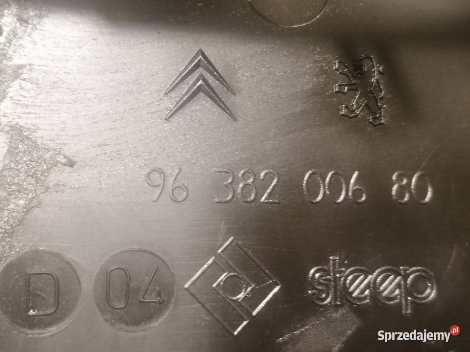 pokrywa osłona 9638200680 Citroen Peugeot Części samochodowe Piotrków Trybunalski sprzedam