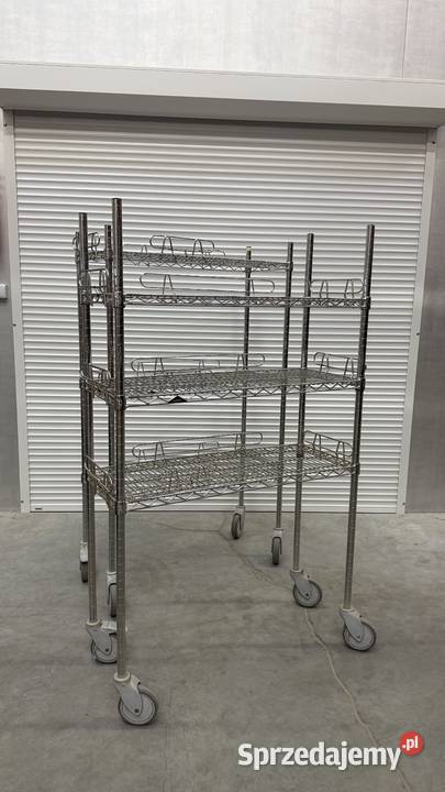 wózek półkowy chromowany Warszawa sprzedam